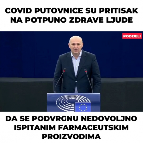 Potni listi za COVID so pritisk na popolnoma zdrave ljudi, da se podvržejo premalo preizkušenim farmacevtskim izdelkom ...