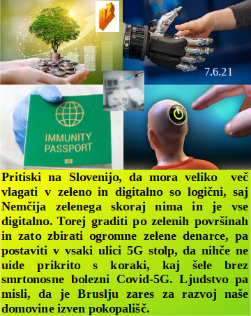 Slovenski in svetovni politični hlev na dan 7.6.21