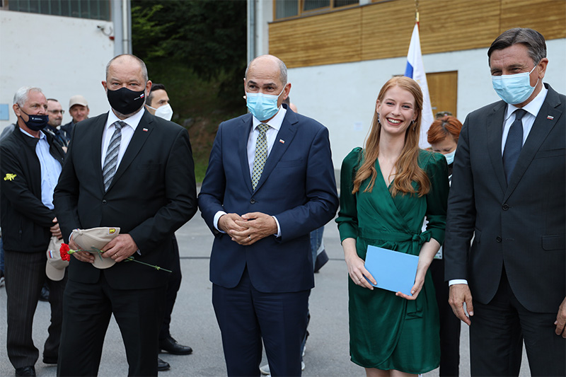 				Izobraževalni centr za za&scaron;čito in re&scaron;evanje na Igu, 1. junija 2021, slovesna obeležitev 30. obletnice prve zaprisege slovenskih vojakov. Foto: M. Skledar)			