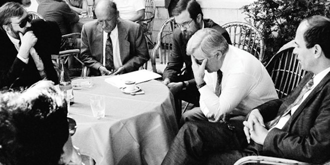 				Slovenska delegacija na brionskih pogajanjih			