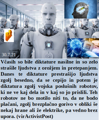 Slovenski in svetovni politični hlev na dan 30.7.21
