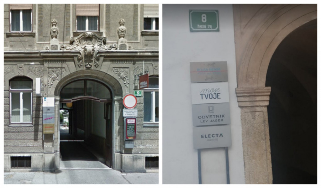 
				Zoran, kjer se je ustanovila Electa? Na Cankarjevi 10 ali Mestni trg 8? (Foto: Luka Per&scaron;, posnetek zaslona-Google maps)			