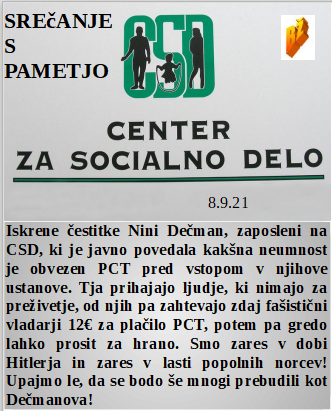 Slovenski in svetovni politični hlev na dan 8.9.21