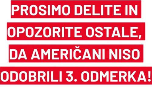 Ameriška agencija FDA je zavrnila odobritev tretjega-poživitvenega odmerka. Se je že začelo!