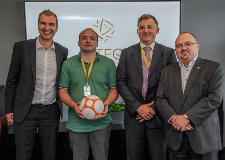 
				Željko Gabrovec, sin Bogdana Gabrovca na obisku v Budimpe&scaron;ti. (Foto: Facebook)			