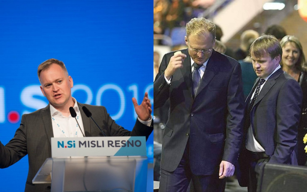 				Marko Pogorevc svojo politično v sedanji vladi usmerja preko generalnega sekretarja stranke Nsi Roberta Ilca. Na sliki Pogorevc  skupaj s lastnikom Rika Janezom &Scaron;krabcem. ( Foto: Facebook)			