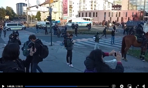 Demonstracije Ljubljana 13.10.2021