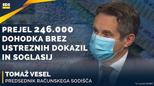 
				Ali se bo Zorčičevi stranki pridružil tudi predsednik Računskega sodi&scaron;ča Tomaž Vesel? (Foto: Posnetek zaslona- SDS Twitter, Facebook)			
