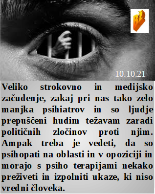 Slovenski in svetovni politični hlev na dan 10.10.21