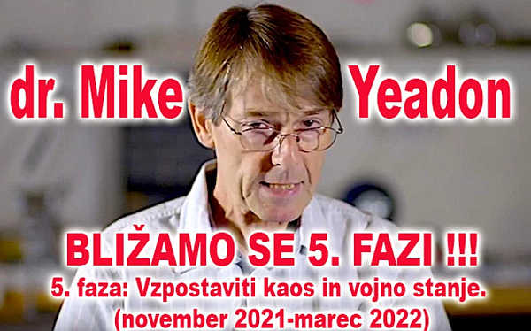 DR. MIKE YEADON:"BLIŽAMO SE 5. FAZI, VEČINA LJUDI PA ŠE VEDNO MISLI, DA SE BOMO VRNILI V NORMALNOST!