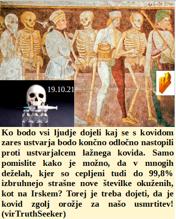 slovenski in svetovni politični hlev na dan 19.10.21