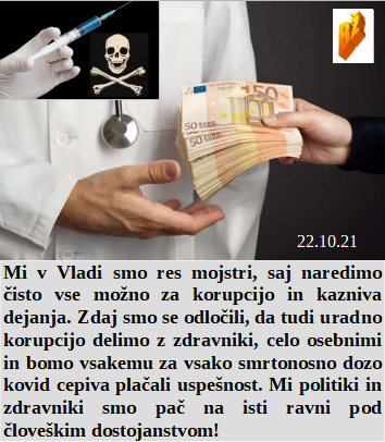 Slovenski in svetovni politični hlev na dan 22.10.21