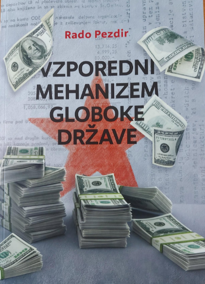 
				Knjiga Rada  Pezdirja Vzporedni mehanizem globoke države. (Foto: Posnetek zaslona- Facebook)			