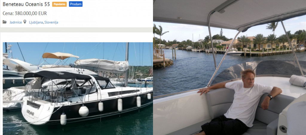 
				V lanskem letu je prodajal svoj čoln za 380 tisoč evrov. (Foto: Posnetek zaslona- Enavtika, Facebook)			