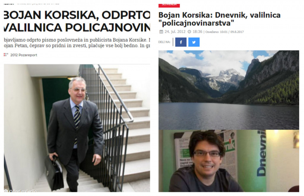 
				Bojan Korsika je odprto pismo z naslovom Dnevnik valilnica 