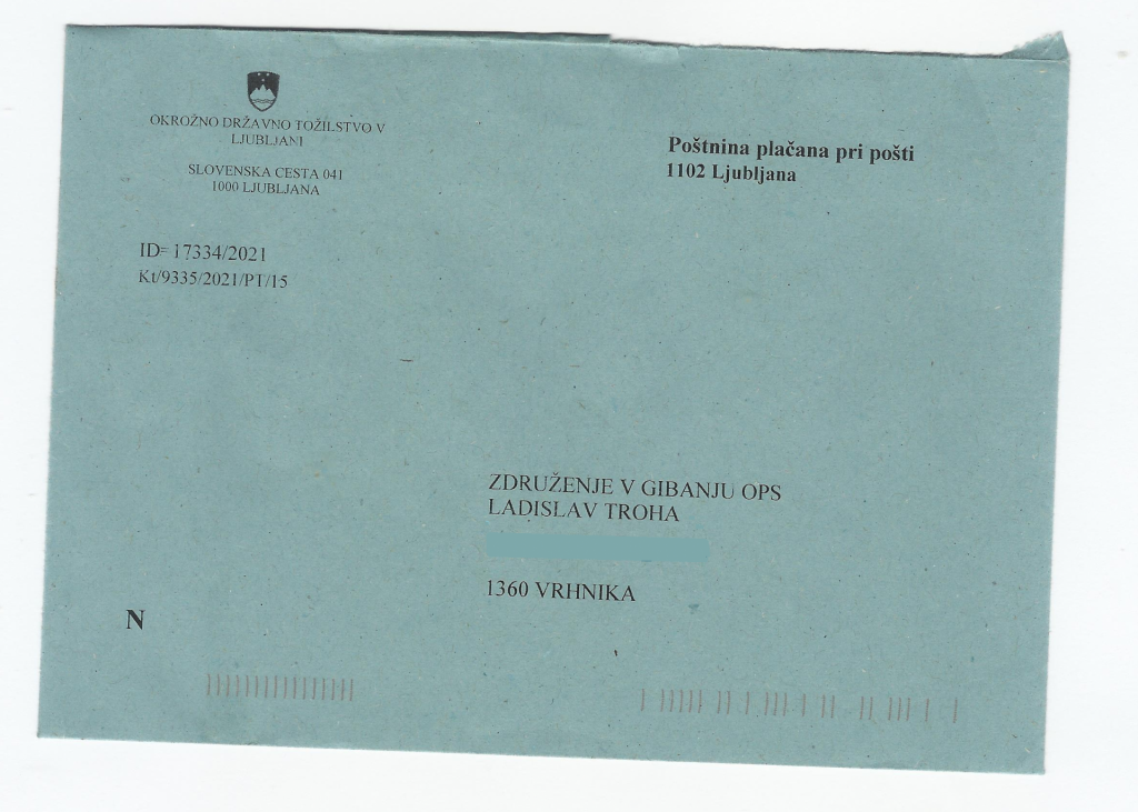 Okrožni državni tožilec Matej Peterca zavrgel utemeljeno kazensko ovadbo brez obrazložitve