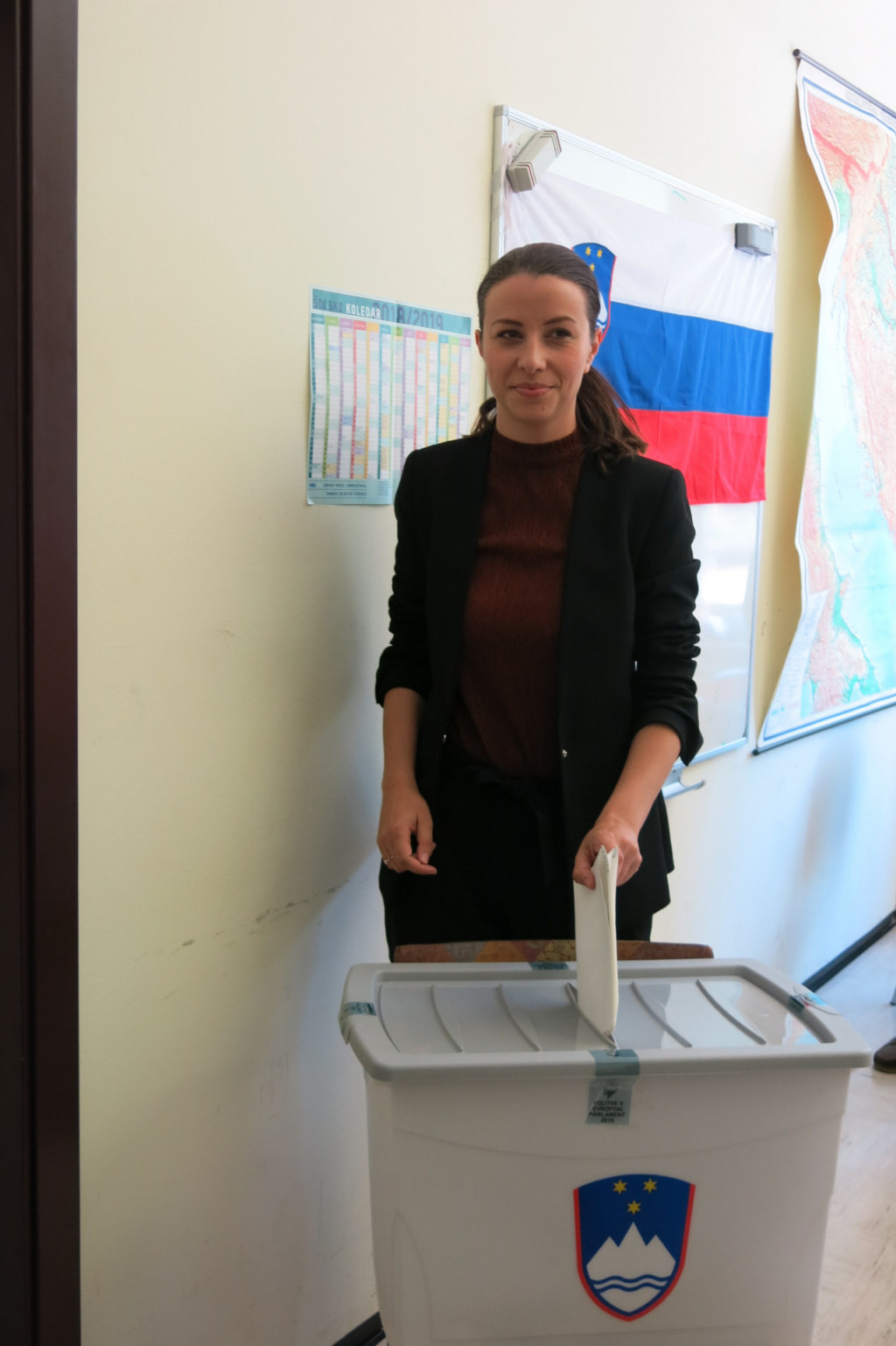 				Evropska poslanka Irena Joveva. (Foto: STA)			