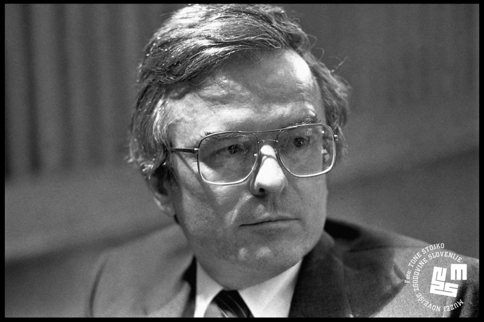 				Delegacija Banke Slovenije, v kateri so bili guverner dr. France Arhar, viceguverner dr. Marko Kranjec (na fotografiji) in prof. dr. Ivan Ribnikar, je bila na obisku v ZDA. | Avtor Tone Stojko, hrani: Muzej novej&scaron;e zgodovine Slovenije			