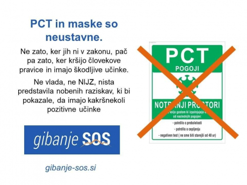 IZPOLNJEVANJE IN PREVERJANJE POGOJA PCT NIMA ZAKONSKE PODLAGE