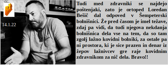 Slovenski in svetovni politični hlev na dan 14.1.22