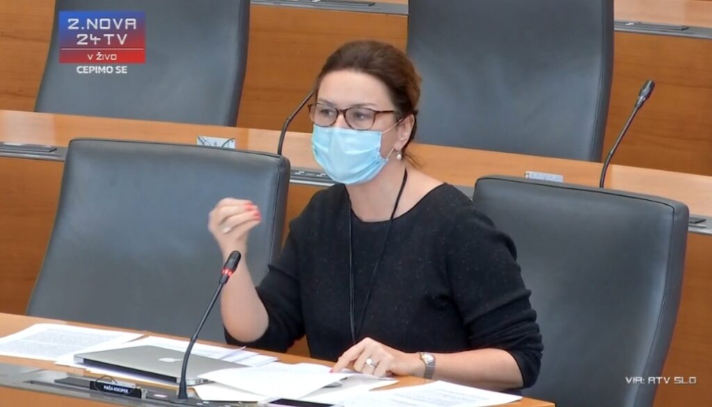 				Poslanka SAB Ma&scaron;a Kociper (Foto: Nova24TV)			