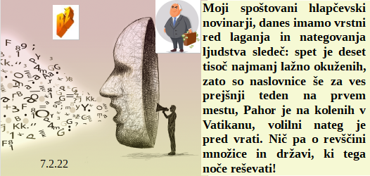 Slovenski in svetovni politični hlev na dan 7.2.22