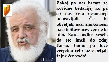 Slovenski in svetovni politični hlev na dan 21.2.22