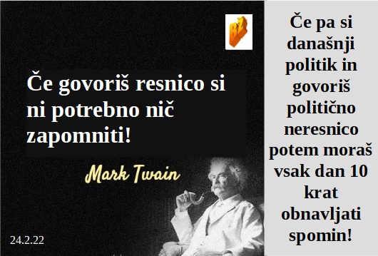 Slovenski in svetovni politični hlev na dan 24.2.22