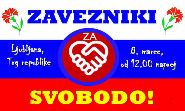 ZDRUŽENI ZA MIR IN SVOBODO SLOVENSKEGA NARODA TER ČLOVEŠTVA!