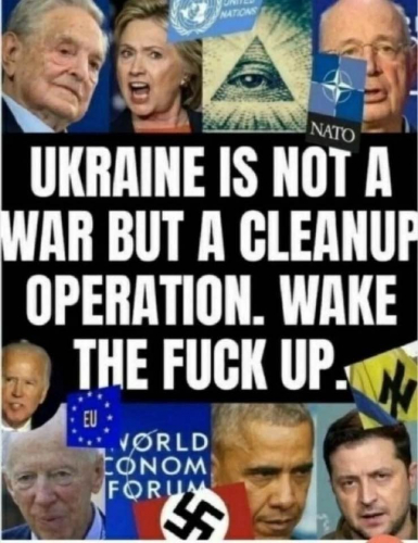 V UKRAJINI NI VOJNIH OPERACIJ, AMPAK SE DOGAJA OPERACIJA ČIŠČENJA, DAJTE SE ŽE ENKRAT ZBUDIT!