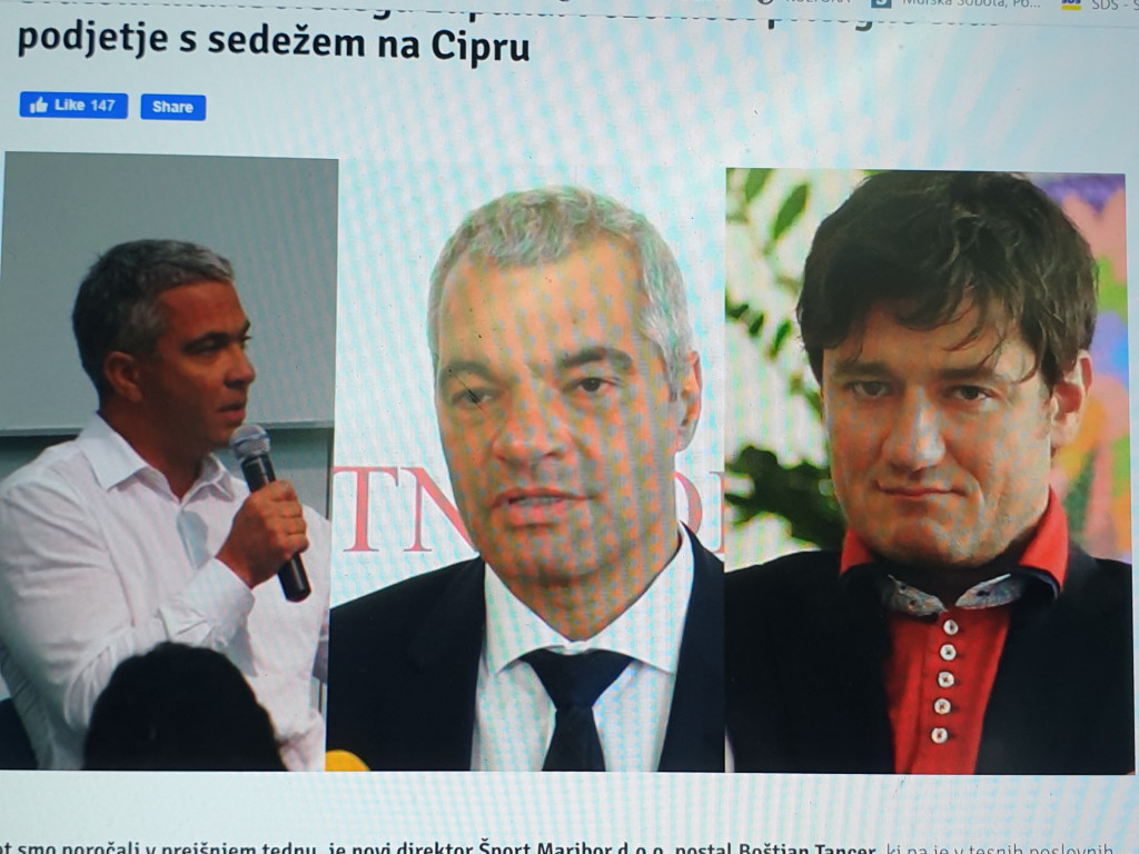 				Od leve: Marko Arsenović, Saša Aleksander Arsenović, Boštjan Tancer, foto zaslon Lokalec			