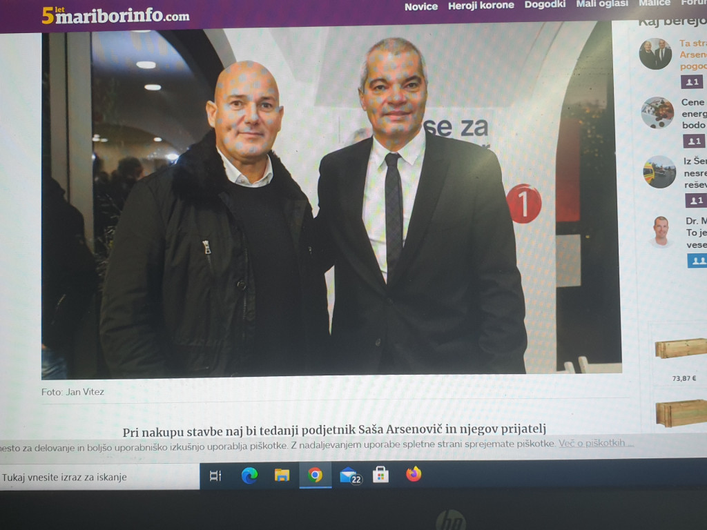 				Preden je Matjaž Štandeker po drugi volilni zmagi župana Saše Arsenoviča 2018 postal njegov svetovalec, je bil vratar v podjetju Mar-Prom<br>Posnetek zaslona Mariborinfo.com			