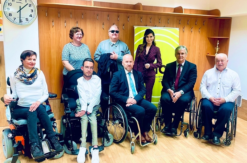Eva Irgl In Davorin Kopše sta obiskala Nacionalni svet invalidskih organizacij