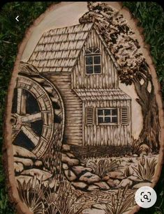 This contains an image of: Grist Mill