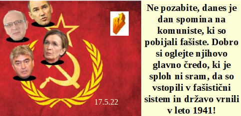 Slovenski in svetovni politični hlev na dan 17.5.22