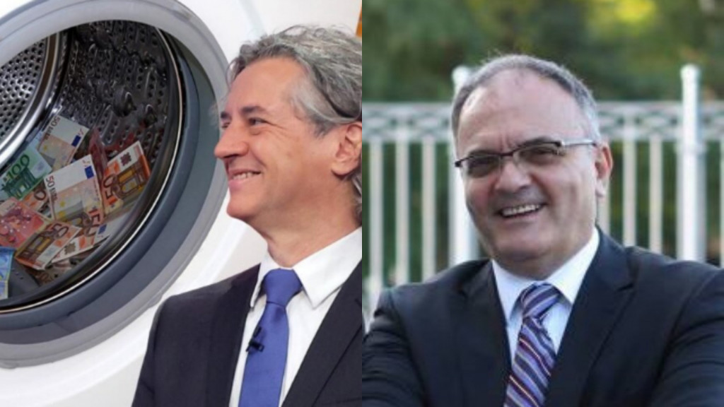 
				Predsednik vlade RS dr. Robert Golob in kosovski veleposlanik na Hrva&scaron;kem Martin Berishaj. (Foto: Prava, Nova24tv, Wikipedia)			