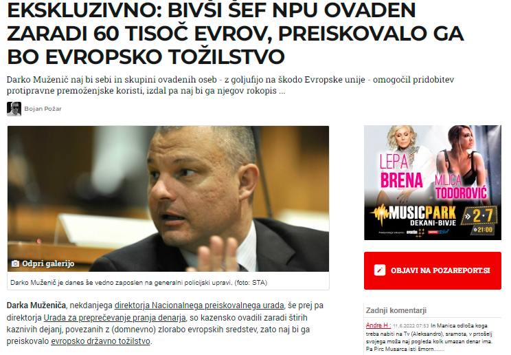 
				Foto: Posnetek zaslona- Požareport			