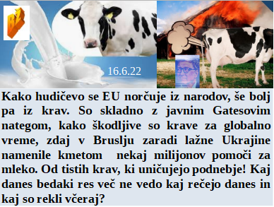 Slovenski in svetovni politični hlev na dan 16.6.22