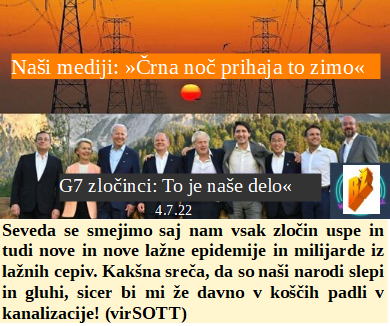 Slovenski in svetovni politični hlev na dan 4.7.22