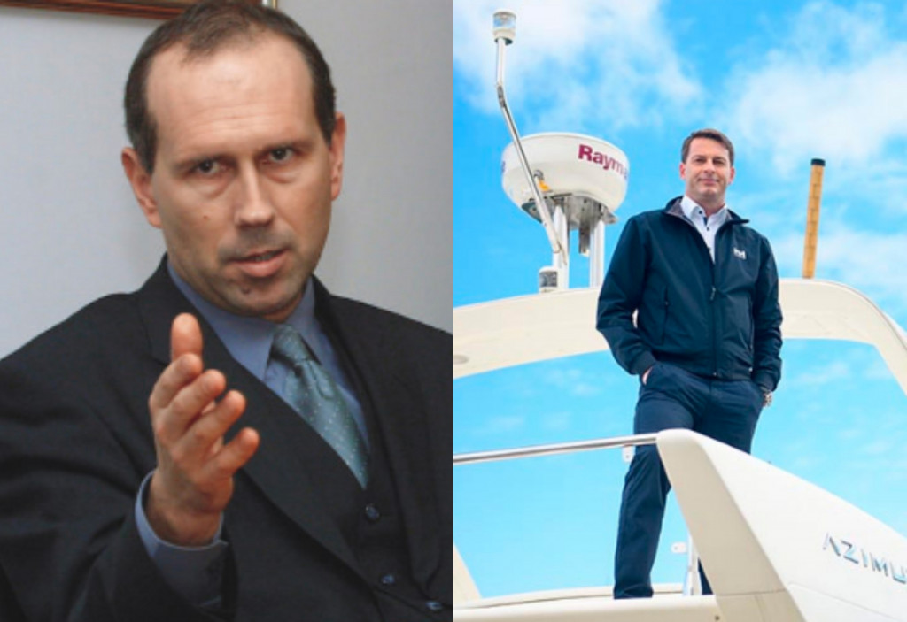 
				Bojan Petan in Sebastjan Selan. (Foto: Posnetek zaslona-Demokracija,Nova24tv, 3maran)			