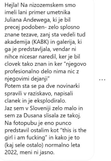 
				Foto: Instagram Skupina proti nasilju Du&scaron;ana Smedeja			