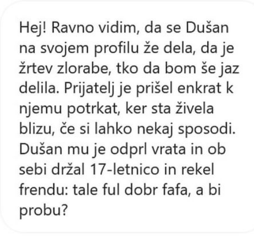 
				Foto: Instagram Skupina proti nasilju Du&scaron;ana Smedeja.			