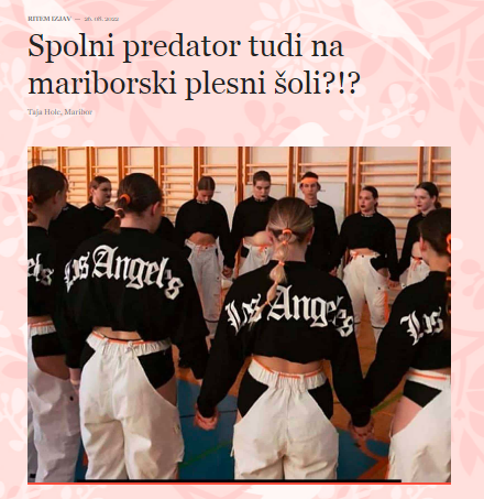 
				Foto: Posnetek zaslona- Parada plesa			