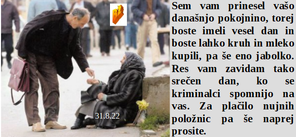 Slovenski in svetovni politični hlev na dan 31.8.22