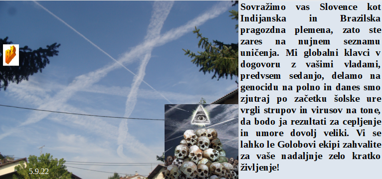 Slovenski in svetovni politični hlev na dan 5.9.22