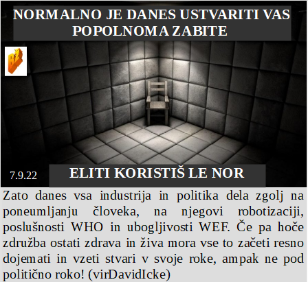 Slovenski in svetovni politični hlev na dan 7.9.22