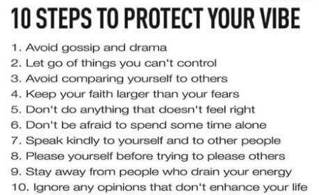 DESET KORAKOV ZA ZAŠČITO TVOJE VIBRACIJE