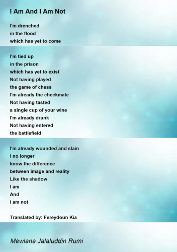 JAZ SEM IN JAZ NISEM