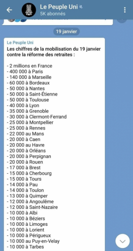 V Franciji poteka mobilizacija 2 milijona ljudi proti pokojninski reformi, inflaciji in režimu Manuela Macrona