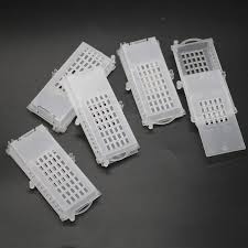 Livestock Supplies 100Pcs Bee Transport Cages Beekeeping Equipment Queen  House White Beehive Cage Business & Industrial